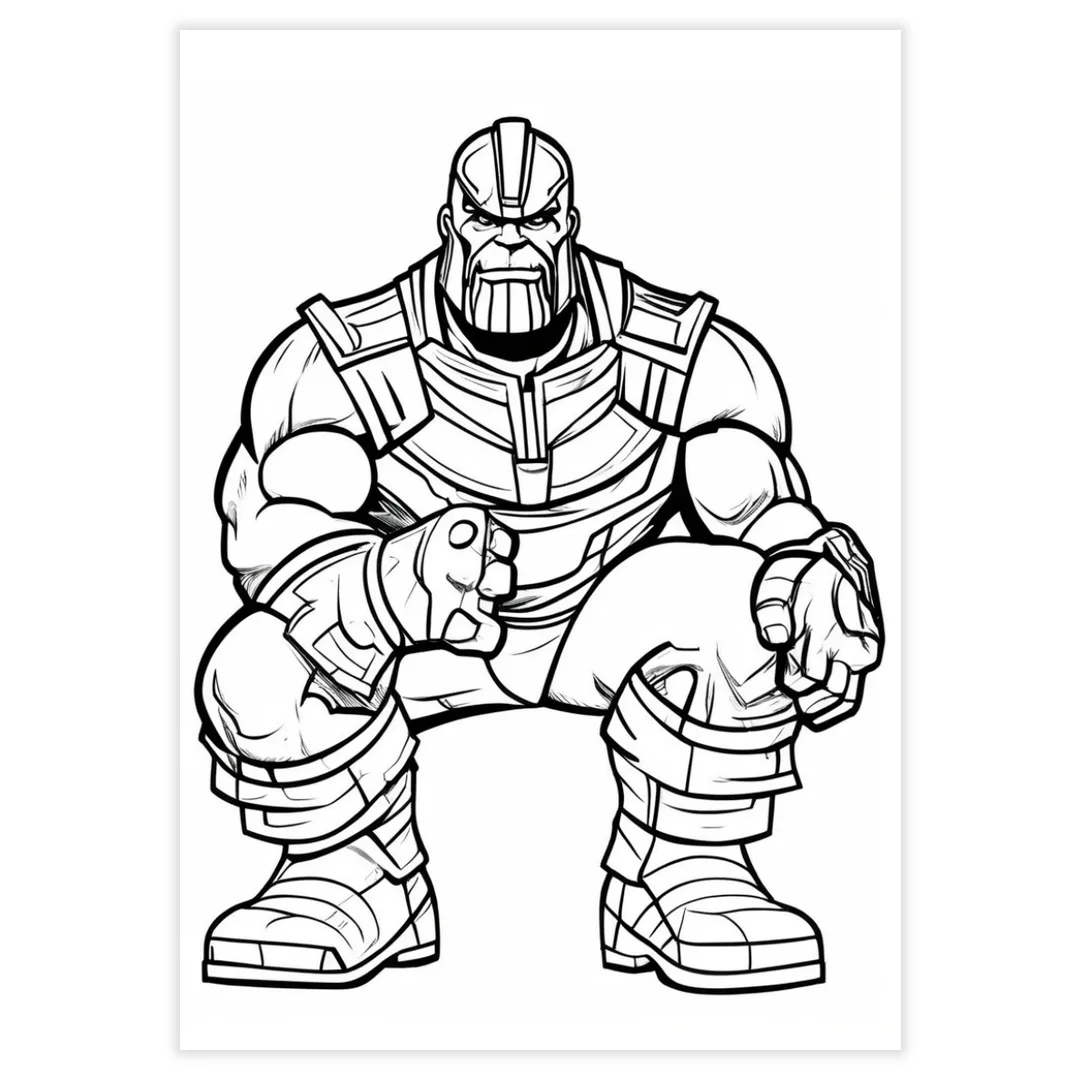 Desenhos para Colorir Marvel - imagem 8