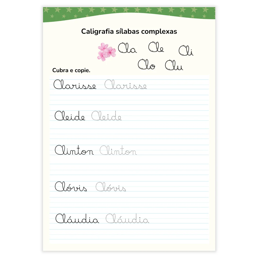 Caligrafia Cursiva e Bastão - imagem 12