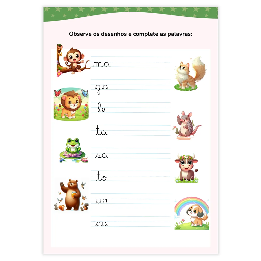 Caligrafia Cursiva e Bastão - imagem 14