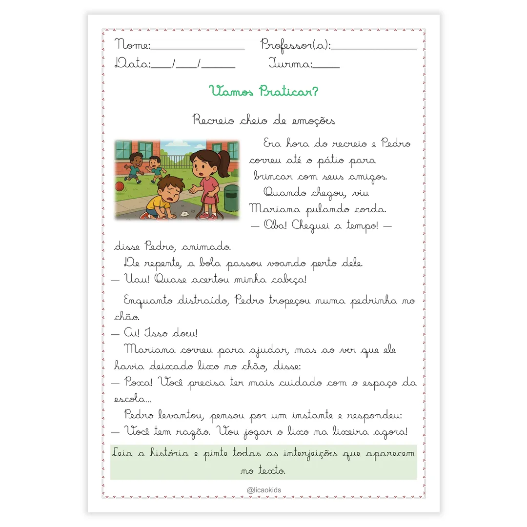 Classes Gramaticais em Letra Cursiva - imagem 20