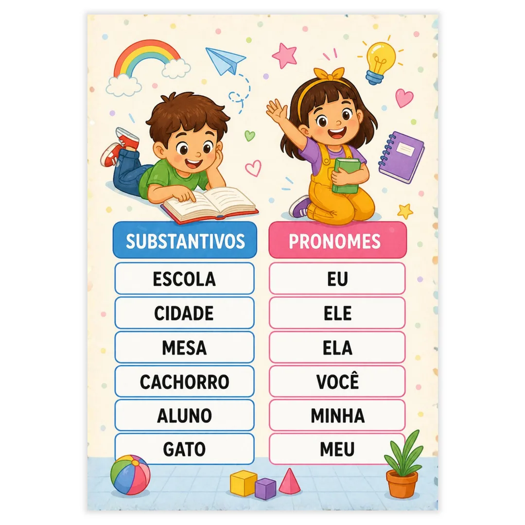 Classes Gramaticais em Letra Bastão - imagem 18
