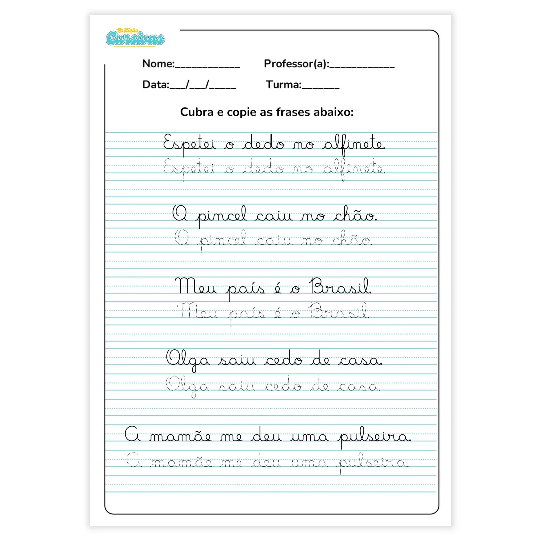 Lição Cursivas - imagem 14