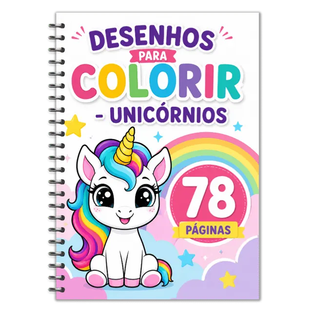 Desenhos para Colorir - Unicórnios
